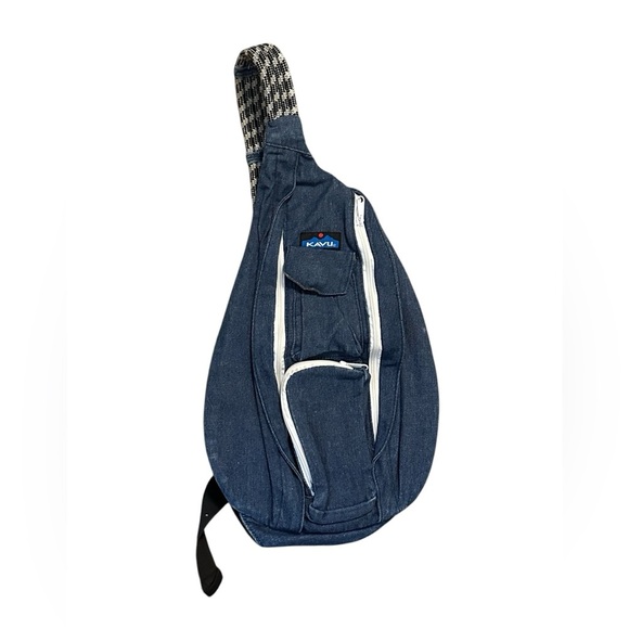 KAVU Original Rope Bag Sling Pack with Adjustable Rope Shoulder Strap - Picture 1 of 4